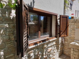 ALU grilje zlatni hrast